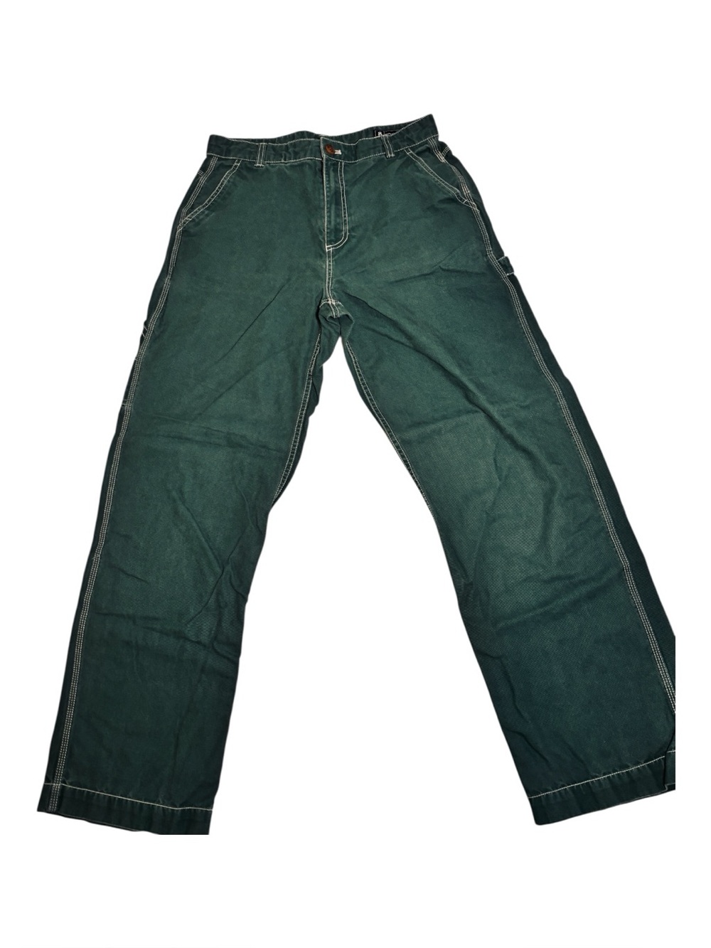 Gap High Rise '90s Loose Carpenter Pants Size 8 Green Streetwear gorpcore